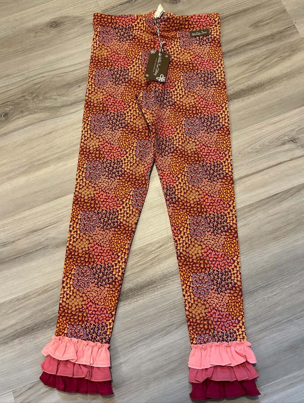 Matilda Jane Late Bloomer floral ruffle leggings